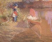 Edward john Gregory,RA.RI Marooning (mk46) USA oil painting artist